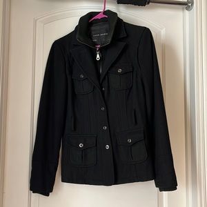 Zara Wool Blend Jacket, Size S, Black